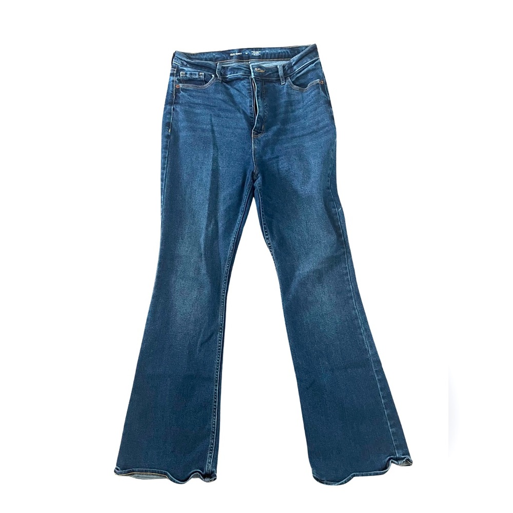 Old Navy Dark Blue Higher Rise Flare Jeans